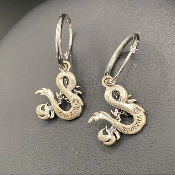 Wizards Signed Dungeons and Dragons Huggie Mini Hoop Earrings - Picture 1 of 7